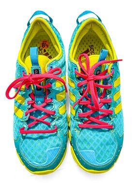 Adidas Climawarm Climacool Running Shoes Neon Size 8.5 Bright Sneakers Bold EUC